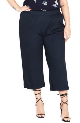 City Chic Justice Pull-On Pants in French Navy