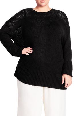 City Chic Scarlett Sweater in Black