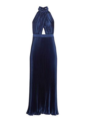 City Of Lights Renaissance Halterneck Gown