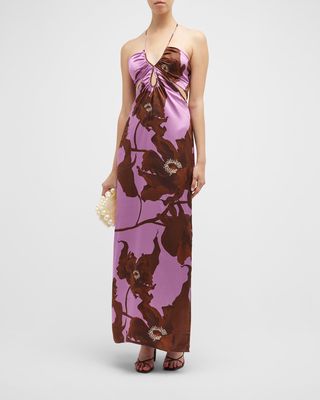 City Of Spices Floral Maxi Dress