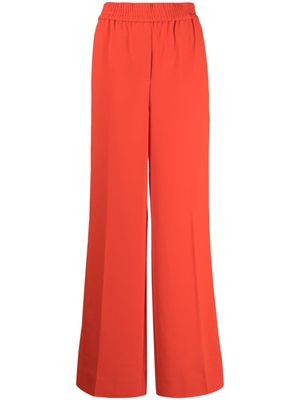 CK Calvin Klein elasticated-waist twill trousers - Orange