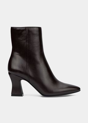 Claina Leather Ankle Booties
