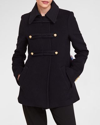 Clara Double-Breasted Cashmere Coat