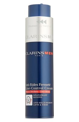 Clarins Men Line-Control Anti-Aging Moisturizer, Dry Skin 