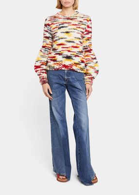 Clarissa Cashmere Multicolor Knit Sweater