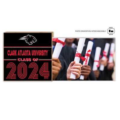 Clark Atlanta University Panthers 5" x 10.5" 2024 Grad Floating Photo Frame