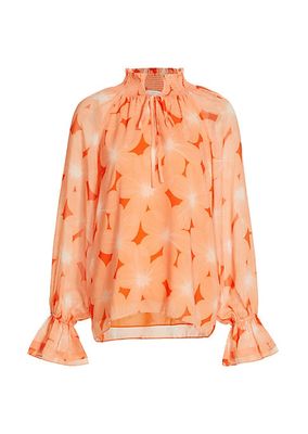 Clarke Floral-Printed Blouse
