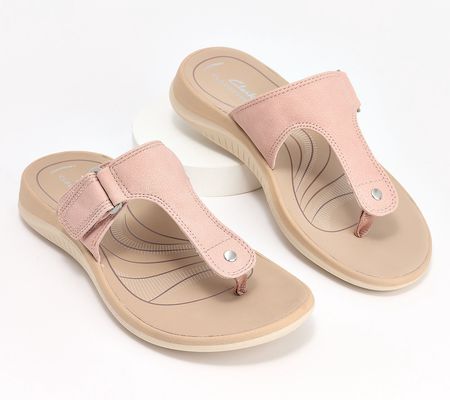 Clarks Cloudsteppers Thong Sandals - Glide Walk