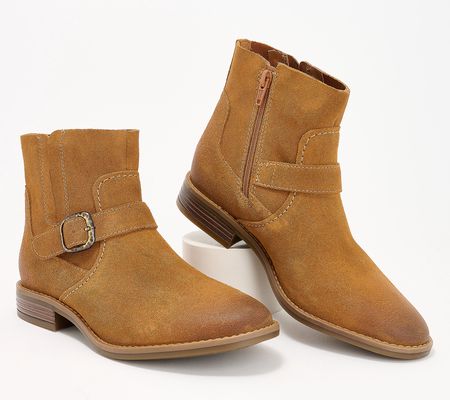 Clarks Collection Leather Ankle Boot - Camzin Loop
