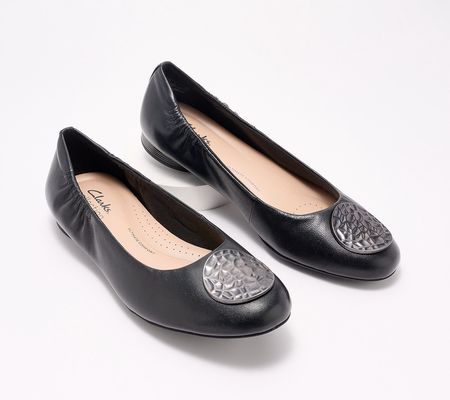 Clarks Collection Leather Ballet Flats- Lorleigh Ave