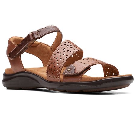 Clarks Collection Leather Sandals-Kitly Way