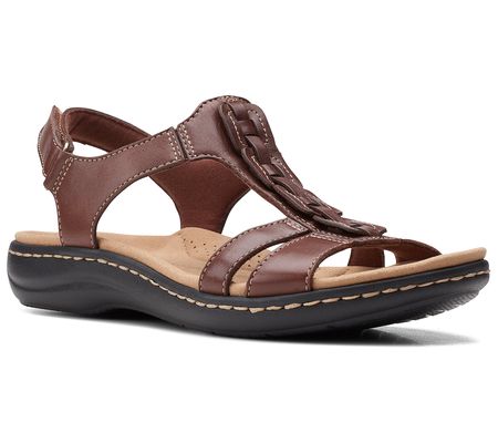 Clarks Collection Leather Sandals-Laurieann Kay