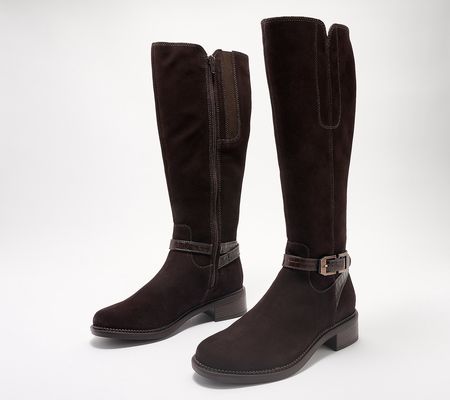 Clarks Collection Leather Tall Shaft Boot - Maye Aster