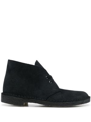 Clarks Desert suede leather boots - Blue