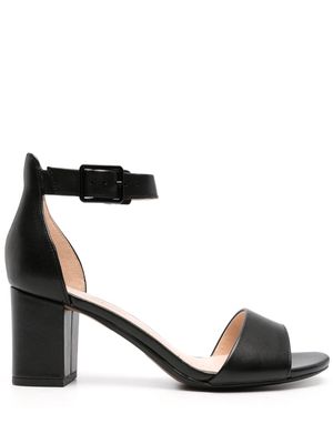 Clarks Deva Mae 65mm leather sandals - Black