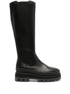 Clarks Orianna 2 Hi chunky leather boots - Black