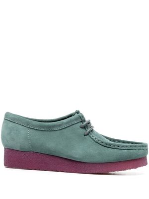 Clarks Originals colour-block lace-up loafers - Green