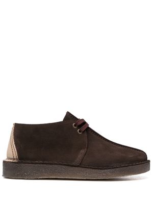 Clarks Originals Desert Trek leather shoes - Brown