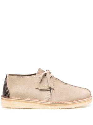 Clarks Originals Desert Trek suede shoes - Brown