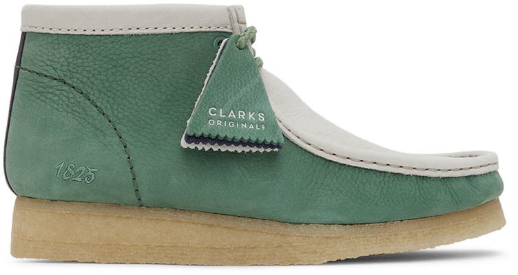 Clarks Originals Green Nubuck Wallabee VCY Desert Boots