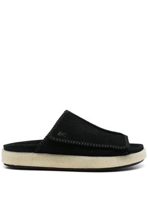 Clarks Originals Overleigh suede slides - Black