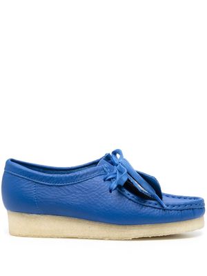 Clarks Originals Wallabee lace-up leather loafers - Blue