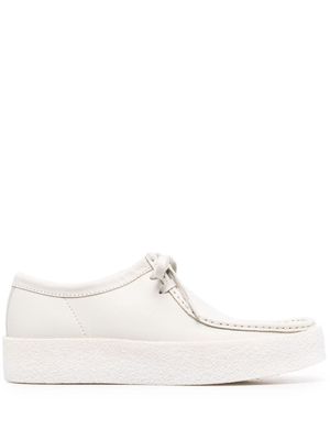 Clarks Originals Wallabee lace-up leather shoes - White