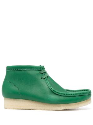 Clarks Originals Wallabee leather ankle boots - Green