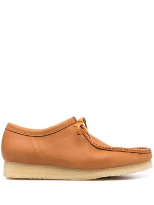 Clarks Originals Wallabee leather boat shoes - Brown
