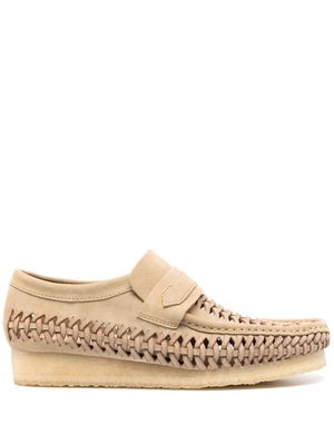 Clarks Originals WbLoafer weave suede loafers - Neutrals