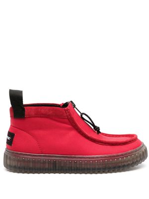Clarks Originals x Eastpak Torhill ankle-length canvas boots - Red
