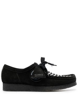 Clarks Originals x Slam Jam Wallabee embroidered loafers - Black