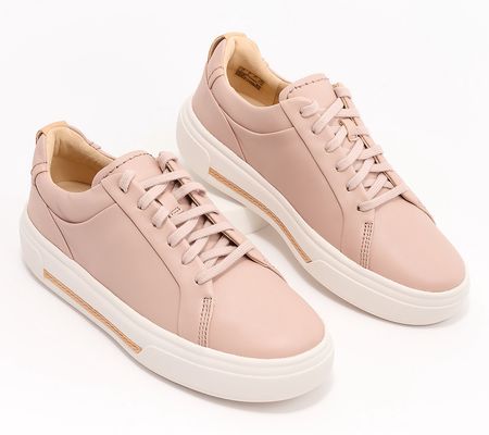 Clarks Signature Leather Sneakers - Hollyhock Walk