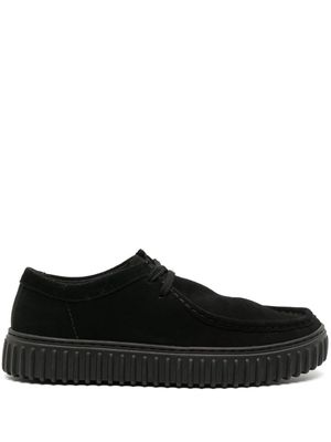 Clarks Torhill Lo suede boat loafers - Black