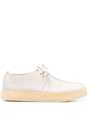 Clarks Trek Cup suede shoes - White