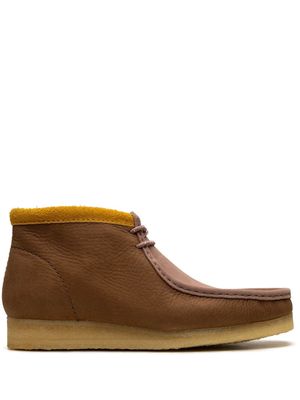 Clarks Wallabee nubuck-leather boots - Brown