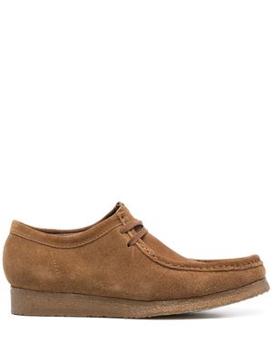 Clarks Wallabee suede boat shoes - Brown
