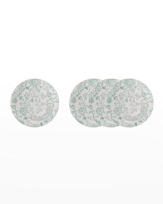 Claro Dusty Floral 7" Plates, Set of 4