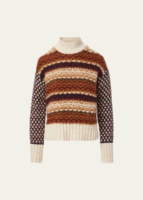 Clary Turtleneck Wool-Blend Sweater