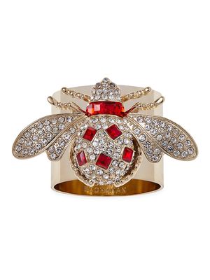 Classic Bee Napkins Rings 2-Piece Set - Ruby - Ruby