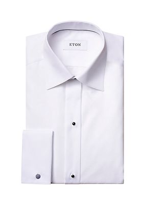Classic-Fit Piqué Formal Shirt
