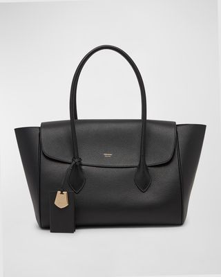 Classic Flap Leather Tote Bag