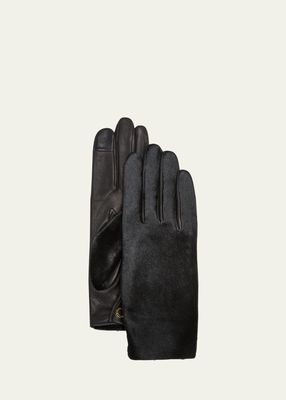 Classic Hair on Leather Gloves