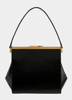 Classic Leather Top-Handle Bag