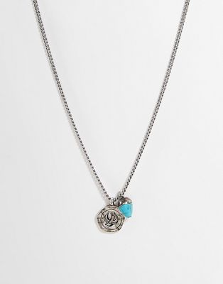 Classics 77 dove cluster necklace in silver