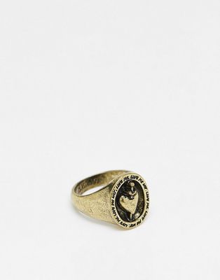 Classics 77 love me not signet ring in gold