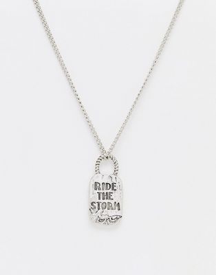 Classics 77 ride the storm pendant necklace in silver