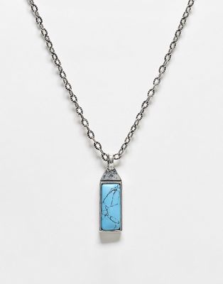 Classics77 island life pendant necklace in silver