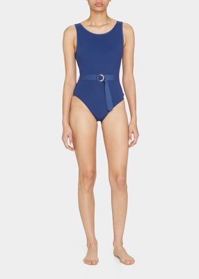 Classique Belted One-Piece Swimsuit