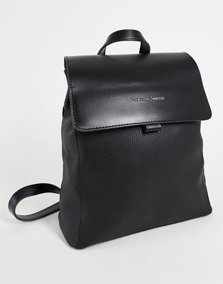 Claudia Canova flap-over backpack in black